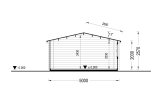 Tuinhuis blokhut DREUX (34 mm), 5x4 m, 18 m² specificatie 6