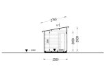 Buitensauna VIGOR (44 mm), 4.5x2.5 m, 4.9 m² specificatie 6