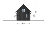 Houten prefab woning KARINA PV (Geïsoleerd, Bbl), 46 m² specificatie 5