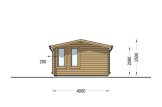 Tuinhuis blokhut DEVON (34 mm), 6x4 m, 24 m² specificatie 5
