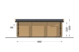 Tuinhuis blokhut ELEONORA (44 mm), 6,6x3 m, 20 m² specificatie 4