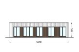 Houten prefab woning BELLA 3 PV (Geïsoleerd, Bbl), 75 m² specificatie 2