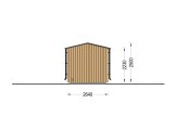 Buitensauna SERENE (34 mm + gevelbekleding), 5.3x2.5 m, 5 m² specificatie 4