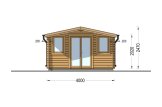 Tuinhuis blokhut OLYMP (34 mm), 4x3 m, 12 m² specificatie 2