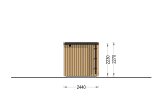 Buitensauna OKO (34 mm + gevelbekleding), 2.3x1.6 m, 2.7 m² specificatie 4