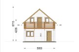 Houten huis LANGON S (44+44 mm), 95 m² specificatie 4