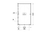 Houten garage CLASSIC (34 mm), 3,2x5,2 m, 16 m² specificatie 1