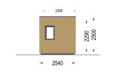 Tuinkantoor PREMIUM S (Geïsoleerd PLUS, 34 mm + gevelbekleding), 4,1x2,4 m, 10 m² specificatie 5