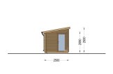 Buitensauna VIGOR (44 mm), 5.3x2.5 m, 4.9 m² specificatie 2