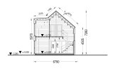Houten huis ASTRID PV S (44 mm + gevelbekleding), 99 m² specificatie 5