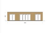 Houten huis PREMIUM S (34 mm + gevelbekleding), 10.5x4.5 m, 47 m² specificatie 2