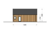 Houten huis MILANA (Geïsoleerd, 34 mm + gevelbekleding), 41 m² specificatie 4