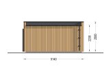 Tuinkantoor PREMIUM (34 mm + gevelbekleding), 5x4 m, 18 m² specificatie 4