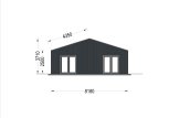 Houten huis ELIZA S (44 mm + gevelbekleding), 115 m² specificatie 3