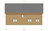 Houten huis VERA S (44 mm + gevelbekleding), 126 m² specificatie 5