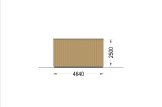 Houten huis PREMIUM S (34 mm + gevelbekleding), 10.5x4.5 m, 47 m² specificatie 5