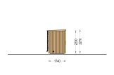 Buitensauna OKO (34 mm + gevelbekleding), 2.3x1.6 m, 2.7 m² specificatie 3