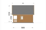 Houten huis LIVINGTON S (Geïsoleerd, 44+44 mm), 50 m² specificatie 6