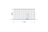 Houten prefab woning KAYA 3 PV S (44 mm + gevelbekleding), 70 m² specificatie 5