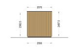 Tuinkantoor PREMIUM S (Geïsoleerd PLUS, SIP panelen), 4,1x2,4 m, 10 m² specificatie 3