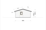 Houten huis AGNES S (Geïsoleerd, 44+44 mm), 75 m² specificatie 5