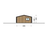 Houten huis SELENE (44 mm + gevelbekleding), 54 m² specificatie 3