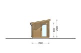 Buitensauna VIGOR (44 mm), 3.3x2.5 m, 4.85 m² specificatie 3
