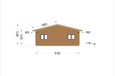 Houten huis ALICE S (44 mm + gevelbekleding), 63 m² specificatie 5