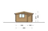 Tuinhuis blokhut OSLO (34 mm), 5x4 m, 20 m² specificatie 3
