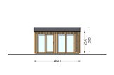 Buitensauna SERENE (34 mm + gevelbekleding), 4.5x2.5 m, 5 m² specificatie 2