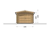 Houten garage CLASSIC (34 mm), 3,2x5,2 m, 16 m² specificatie 2