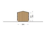 Buitensauna SERENE (34 mm + gevelbekleding), 4.5x2.5 m, 5 m² specificatie 3