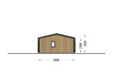Houten huis NICOLE (Geïsoleerd, 44 mm + gevelbekleding), 68 m² specificatie 3