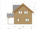 Houten huis VERA S (44 mm + gevelbekleding), 126 m² specificatie 6