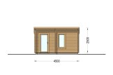 Buitensauna VIGOR (44 mm), 4.5x2.5 m, 4.9 m² specificatie 2