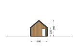 Houten huis ADALINE (34 mm + gevelbekleding), 50 m² specificatie 3