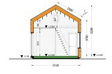 Prefab houten tuinhuis SARA RV (Geïsoleerd, Bbl), 20 m² met 15 m² zolder specificatie 7
