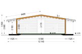 Houten huis CARLOTA S PLUS (Geïsoleerd, 58 mm + gevelbekleding), 90 m² specificatie 6