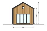 Prefab houten tuinhuis SARA RV (Geïsoleerd, Bbl), 20 m² met 15 m² zolder specificatie 3