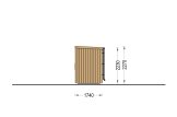 Buitensauna OKO (34 mm + gevelbekleding), 2.3x1.6 m, 2.7 m² specificatie 5