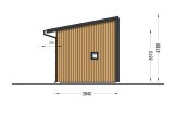 Prefab houten tuinhuis SOPHIA (34 mm + gevelbekleding), 20 m² met 15 m² zolder specificatie 6