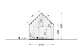 Houten huis ALINA (34 mm + gevelbekleding), 46 m² specificatie 7