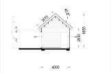 Houten huis ADALINE S (44 mm), 45 m² specificatie 6
