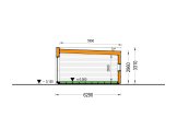Houten huis BELLA 2 RV (Geïsoleerd, Bbl), 60 m² specificatie 6