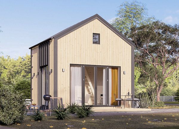 Prefab houten tuinhuis SARA RV (Geïsoleerd, Bbl), 20 m² met 15 m² zolder avp.ui.product_images.thumbnail 1