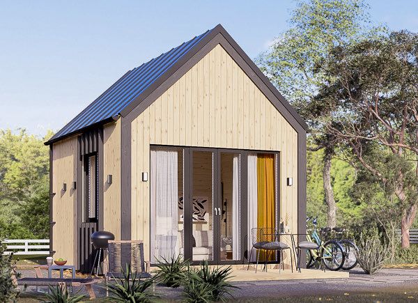 Prefab houten tuinhuis SALLY RV (Geïsoleerd, Bbl), 20 m² avp.ui.product_images.thumbnail 1