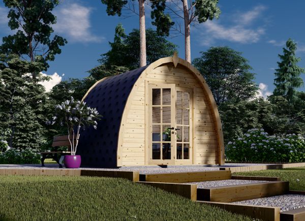 Tuinhuis - camping pod BRETA (44 mm), 3x3 m, 9 m² avp.ui.product_images.thumbnail 1
