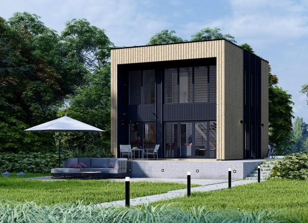 Houten huis KAYA 4L (44 mm + gevelbekleding), 50 m² avp.ui.product_images.thumbnail 1