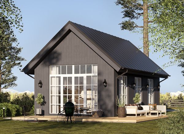 Houten prefab woning ARIELLE PV (Geïsoleerd, Bbl), 41 m² avp.ui.product_images.thumbnail 1