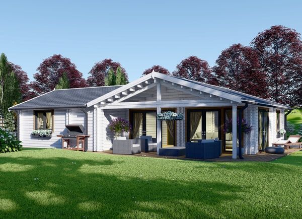 Houten huis ADELE (44+44 mm), 68 m² avp.ui.product_images.thumbnail 1